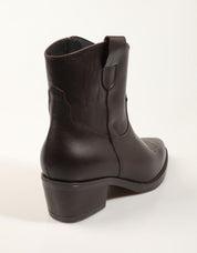 BOTINES LUCIA VIGUERA BOTIN CRIMEA CAOBA en color Marron