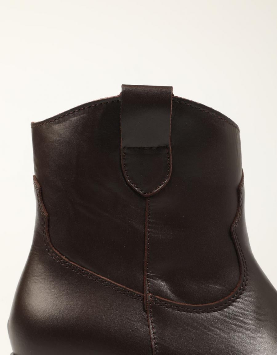 BOTINES LUCIA VIGUERA BOTIN CRIMEA CAOBA en color Marron