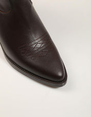 BOTINES LUCIA VIGUERA BOTIN CRIMEA CAOBA en color Marron