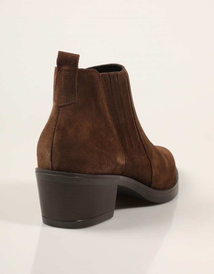 BOTINES LUCIA VIGUERA BOTIN VITELO TESTA en color Marron