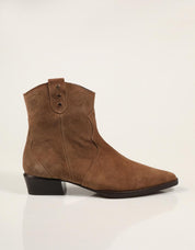 BOTINES LUCIA VIGUERA BOTIN VITELO VISON en color Cuero