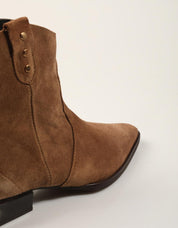 BOTINES LUCIA VIGUERA BOTIN VITELO VISON en color Cuero