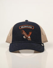 GORRA GOORIN BROS DENIM ROCKER BLUE 101-3140-DEN04 en color Azul marino