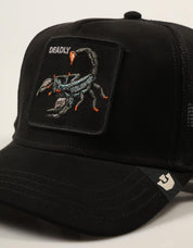 GORRA GOORIN BROS SUEDE SCORPION VOID 101-2850-VOI01 en color Negro