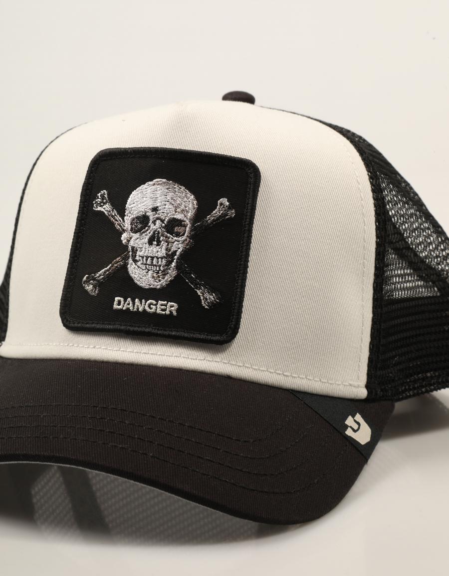 GORRA GOORIN BROS DANGER SKULL VOID 101-3831-DUS02 en color Blanco