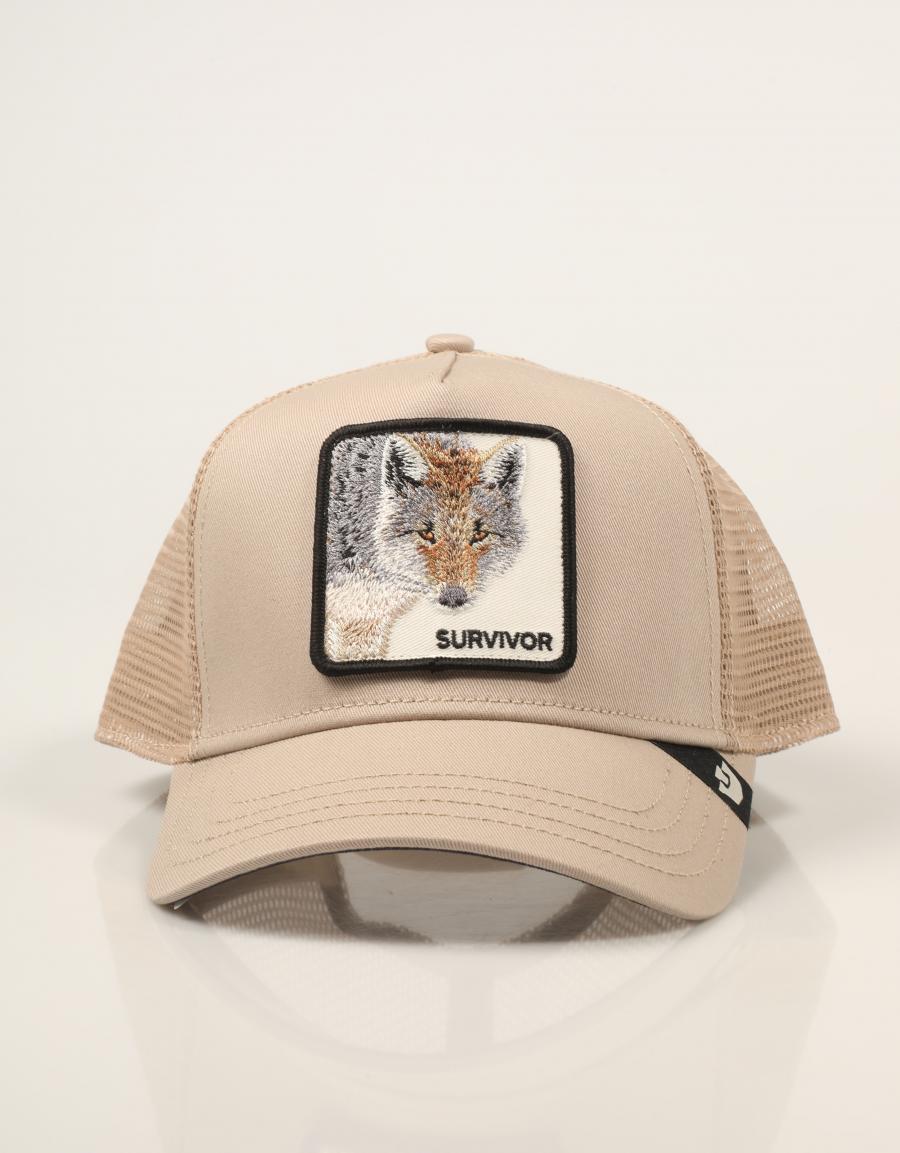 GORRA GOORIN BROS SURVIVOR TRUCKER BISCUIT 101-3003-BIS01 en color Beige