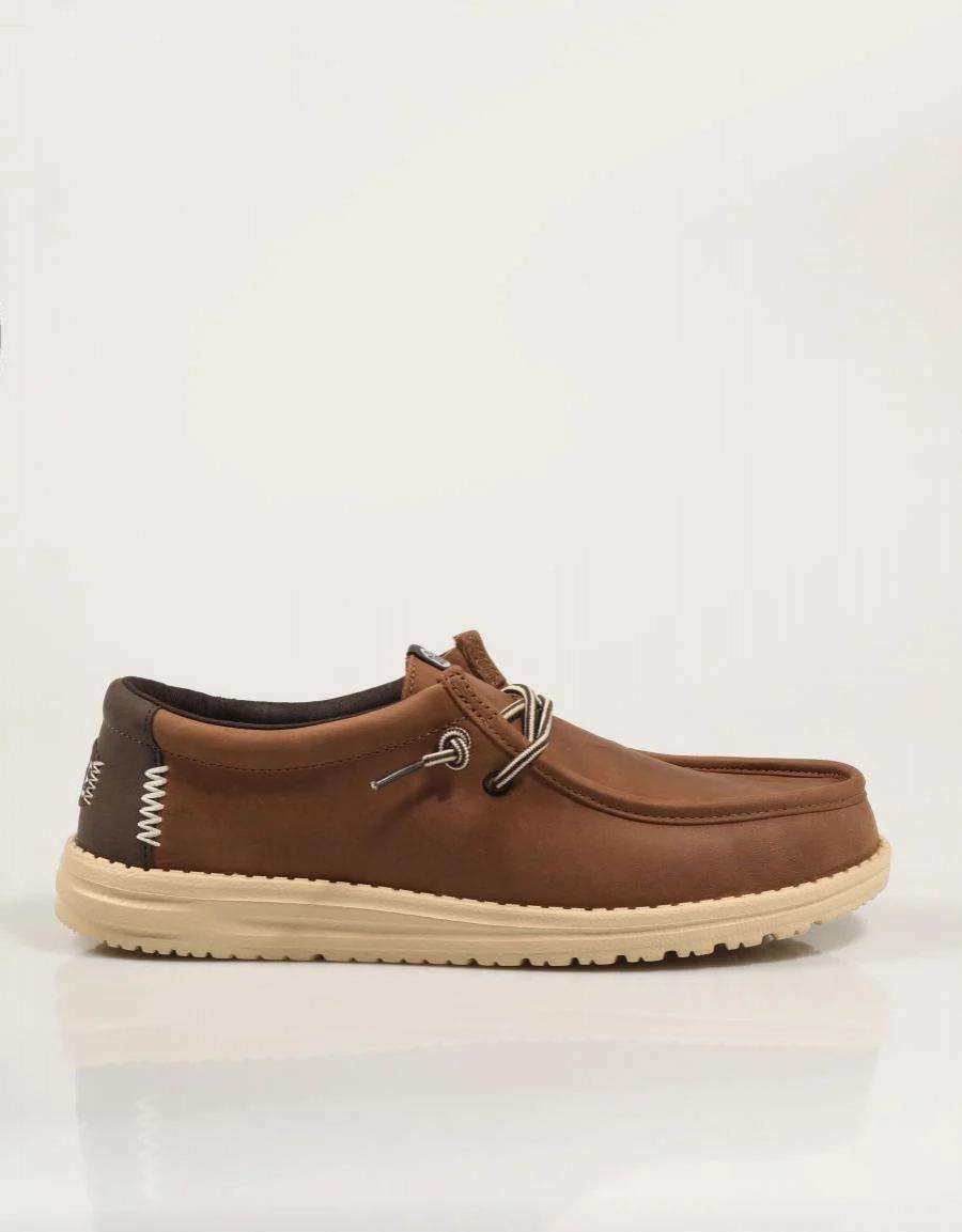 ZAPATOS SPORT DUDE WALLY LEA HD45159 ROBE BROWN en color Marron