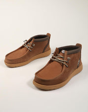 BOTINES DUDE WALLY MID HD45161 ROBE BROWN en color Marron