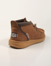 BOTINES DUDE WALLY MID HD45161 ROBE BROWN en color Marron
