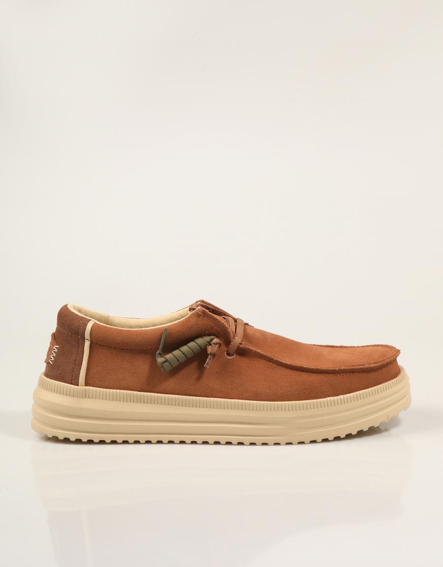 ZAPATOS SPORT DUDE REV SUEDE HD45845 ARGAN en color Cuero
