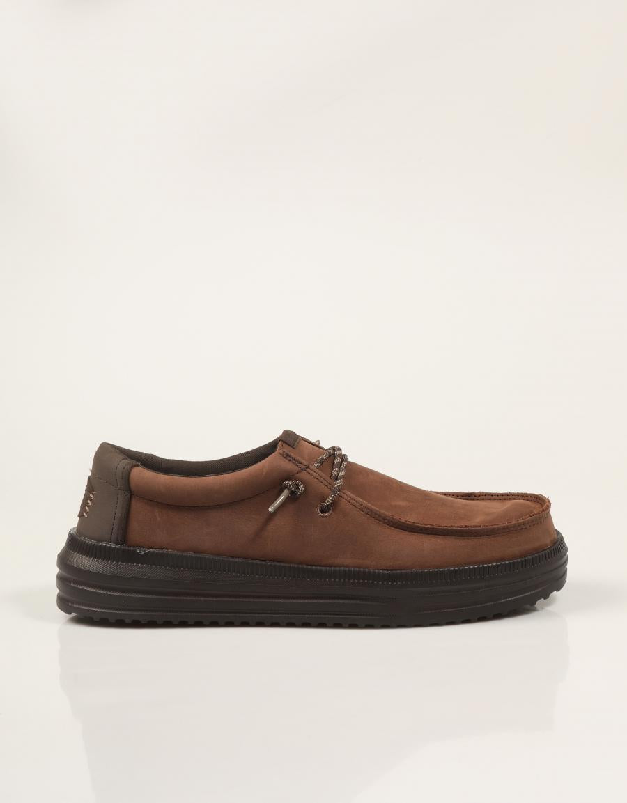 ZAPATOS SPORT DUDE REV LEATHER HD45847 CHOCOLATE en color Marron