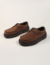 ZAPATOS SPORT DUDE REV LEATHER HD45847 CHOCOLATE en color Marron