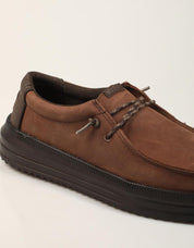 ZAPATOS SPORT DUDE REV LEATHER HD45847 CHOCOLATE en color Marron