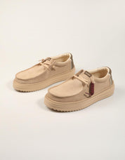ZAPATOS DUDE REV SUEDE HD45845 SESAME en color Beige