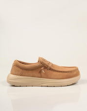 ZAPATOS DUDE WALLY COMF 41975 TOBACCO en color Beige