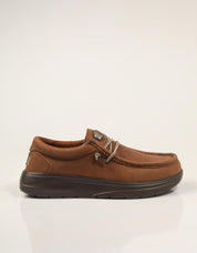 ZAPATOS DUDE WALLY COMF 45412 ROBE BROWN en color Marron