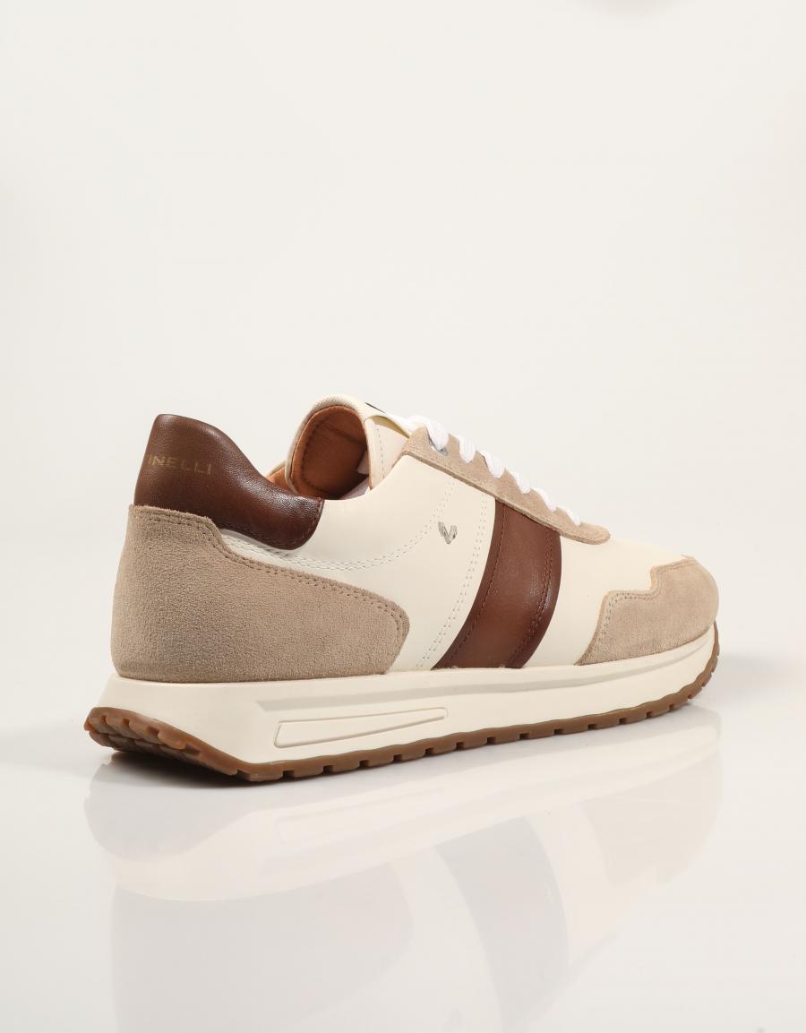 ZAPATILLAS MARTINELLI HANBURY 1741-2934L CAFE en color Blanco