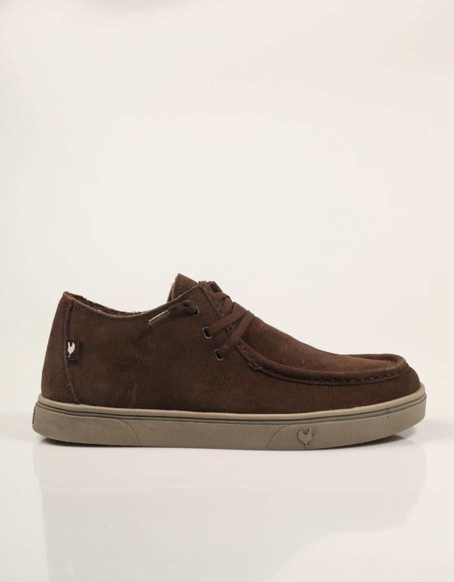 ZAPATOS SPORT WALKIN PITAS TASOS CAFE en color Marron