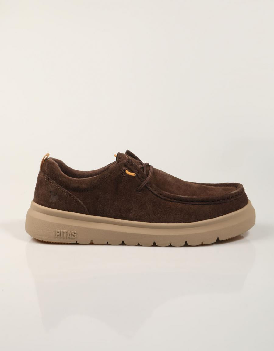 ZAPATOS SPORT WALKIN PITAS ALTEA CAFE en color Marron