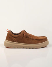 ZAPATOS SPORT WALKIN PITAS ALTEA CAMEL en color Cuero