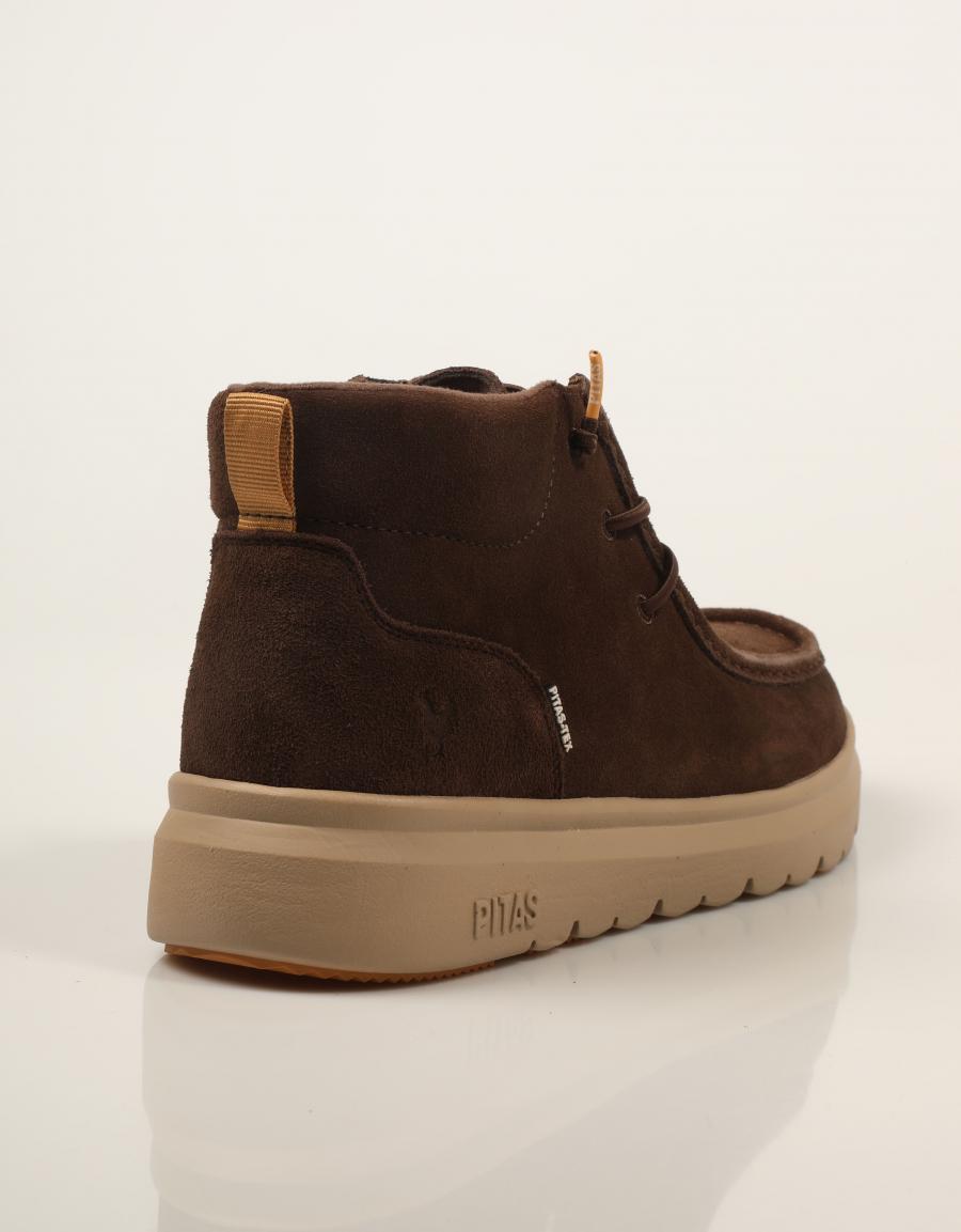 BOTINES WALKIN PITAS OLVERA CAFE en color Marron