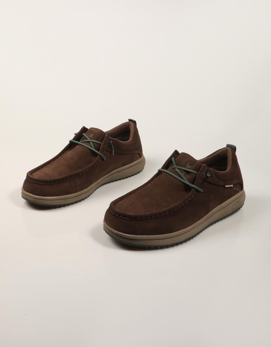 ZAPATOS SPORT WALKIN PITAS OSAKA CAFE en color Marron