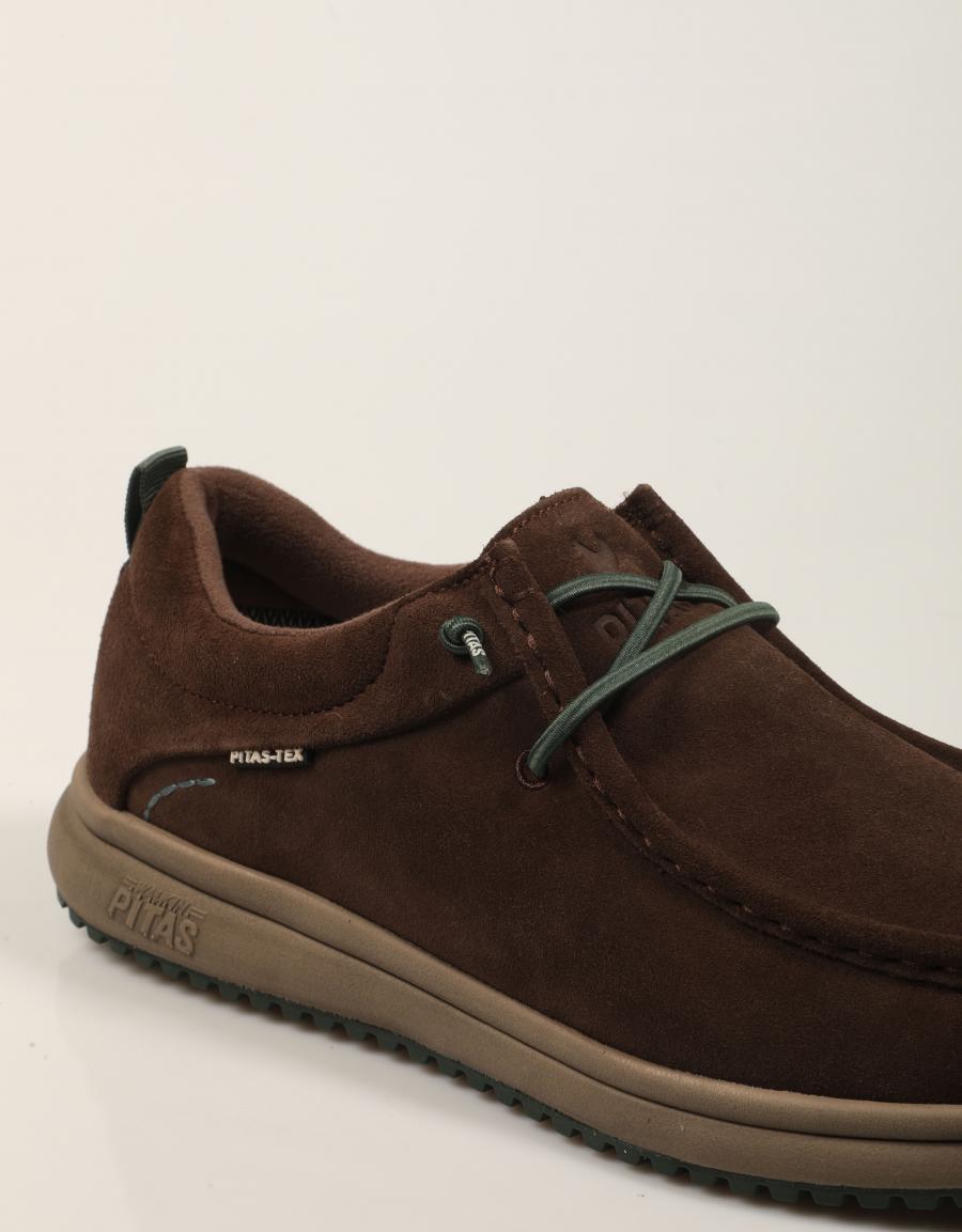 ZAPATOS SPORT WALKIN PITAS OSAKA CAFE en color Marron