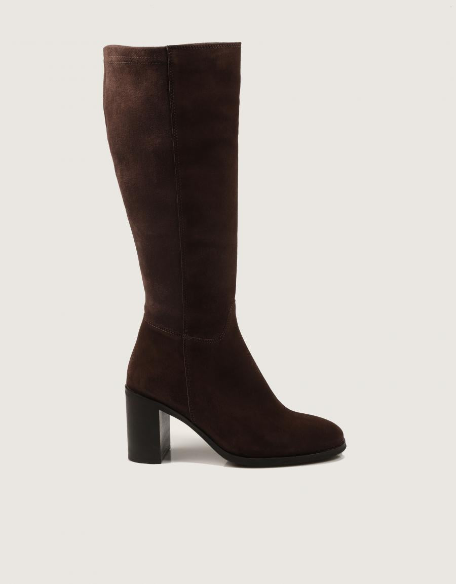 BOTAS MARCHA BOTA LISA SUEDE ROTE en color Marron
