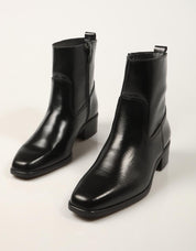 BOTINES REBECCA HOPE BOTIN NEGRO en color Beige