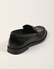 ZAPATOS REBECCA HOPE MOCASIN ABRASIVATO NEGRO en color Negro