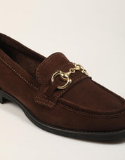 ZAPATOS REBECCA HOPE MOCASIN TESTA MORO en color Marron