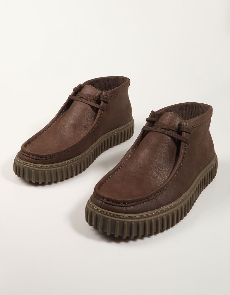 BOTINES CLARKS TORHILL HI DARK BROWN 26327242 305049 en color Marron