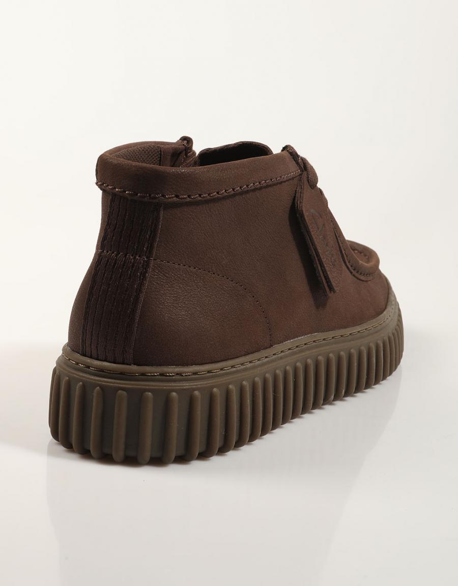 BOTINES CLARKS TORHILL HI DARK BROWN 26327242 305049 en color Marron