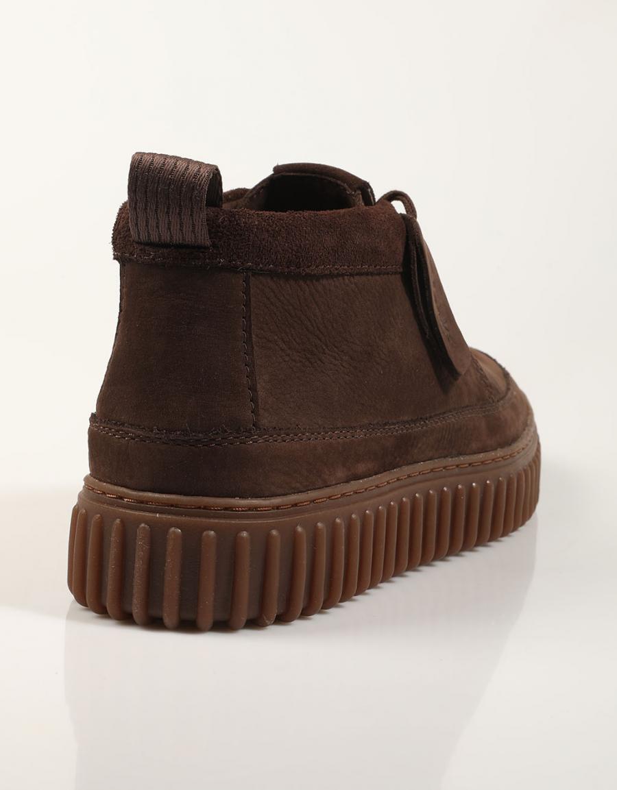 BOTINES CLARKS TORHIL LACEHI DARK BROWN 26184694 308399 en color Marron