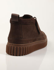 BOTINES CLARKS TORHIL LACEHI DARK BROWN 26184694 308399 en color Marron