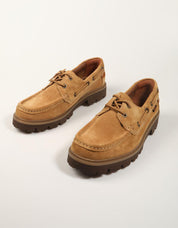 ZAPATOS SPORT CLARKS CLEYHILL BOAT WHEAT 26327954 en color Beige
