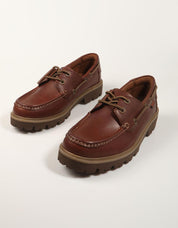 ZAPATOS SPORT CLARKS CLEYHILL BOAT BROWN 26186176 en color Marron