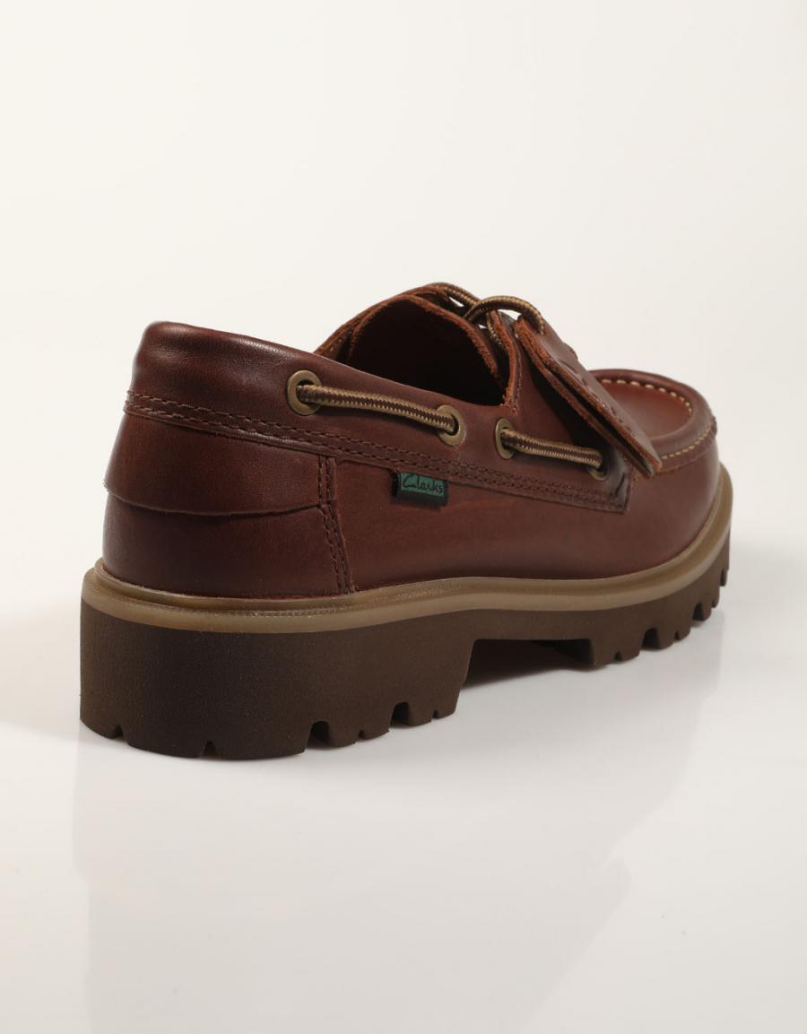 ZAPATOS SPORT CLARKS CLEYHILL BOAT BROWN 26186176 en color Marron