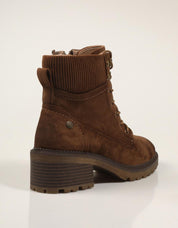 BOTINES REFRESH BOTIN CORDONES TAUPE en color Taupe
