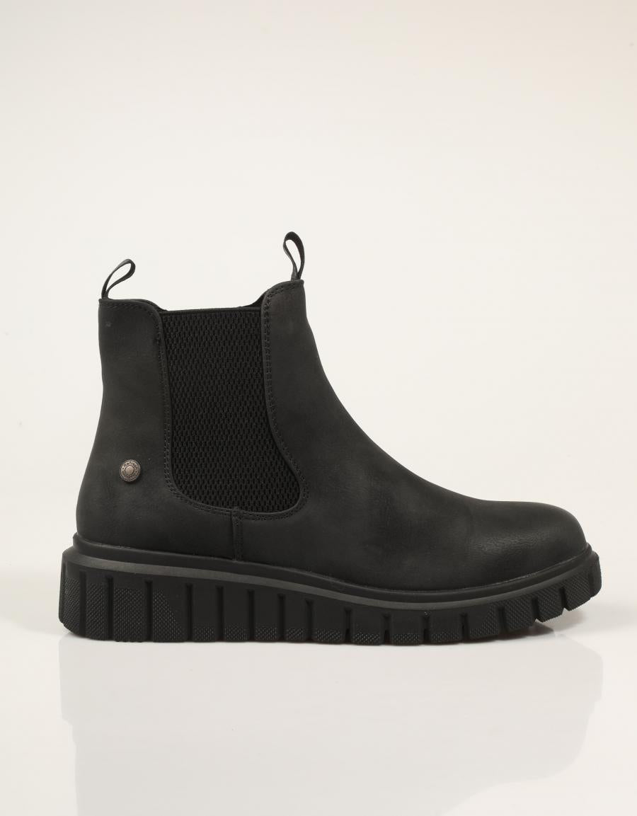 BOTINES REFRESH BOTIN CHELSEA NEGRO en color Negro
