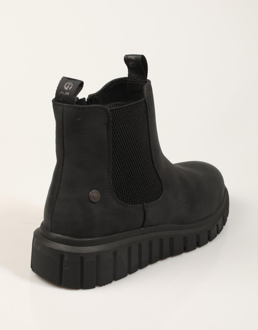 BOTINES REFRESH BOTIN CHELSEA NEGRO en color Negro