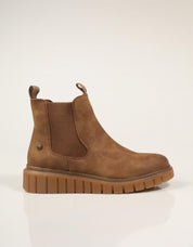 BOTINES REFRESH BOTIN CHELSEA CAMEL en color Cuero
