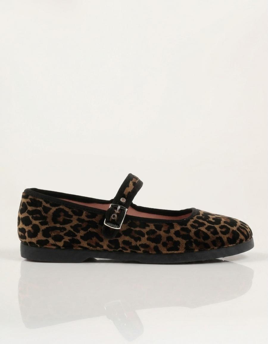 BAILARINAS VICTORIA 1080117 GONG-FU LEOPARDO en color Marron