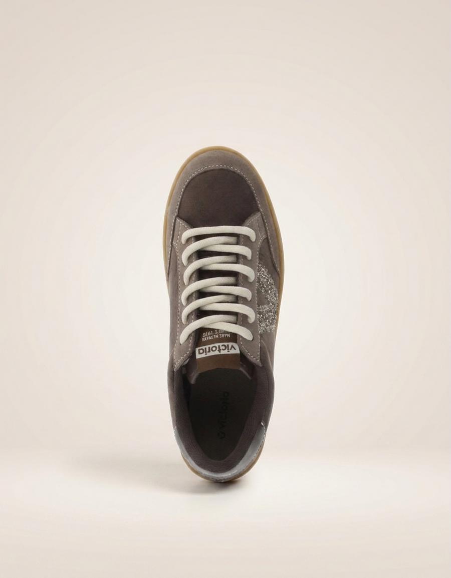 ZAPATILLAS VICTORIA 1126250 BERLÍN TERCIOPELO VISON en color Marron