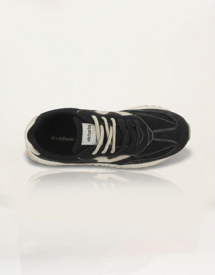 ZAPATILLAS VICTORIA 1157118 VIENTO NEGRO en color Negro