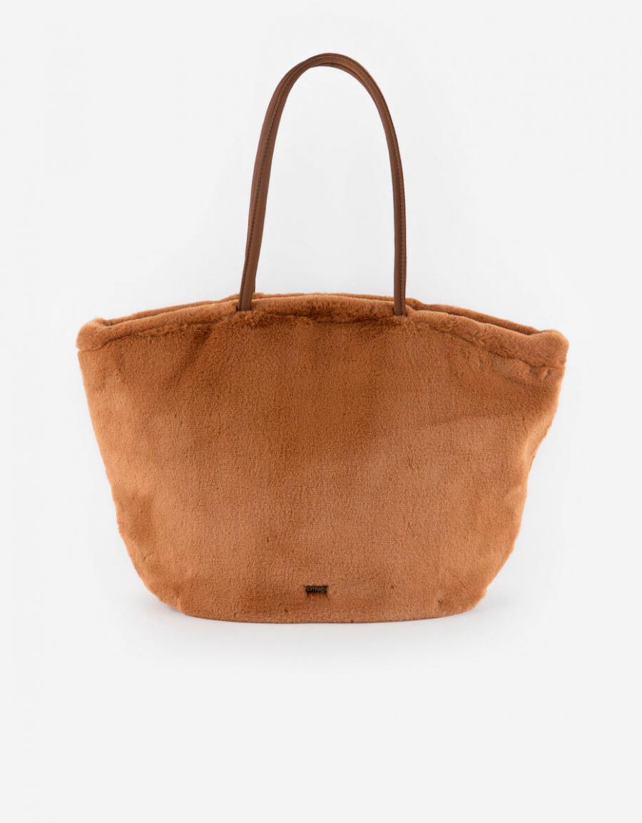 BOLSOS VICTORIA 9126001 SHOPPER PELO CUERO en color Cuero