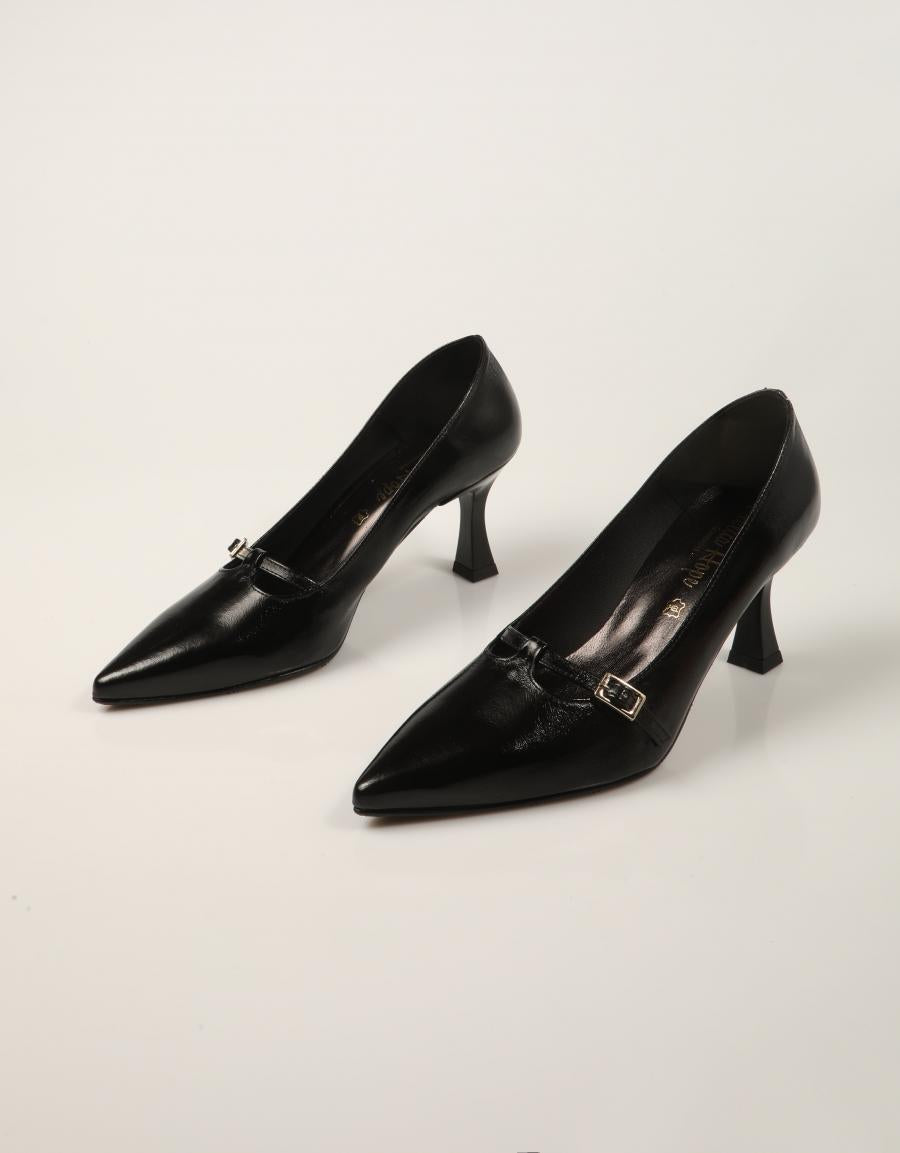 ZAPATOS VESTIR REBECCA HOPE SALON KROKANTE NEGRO en color Negro