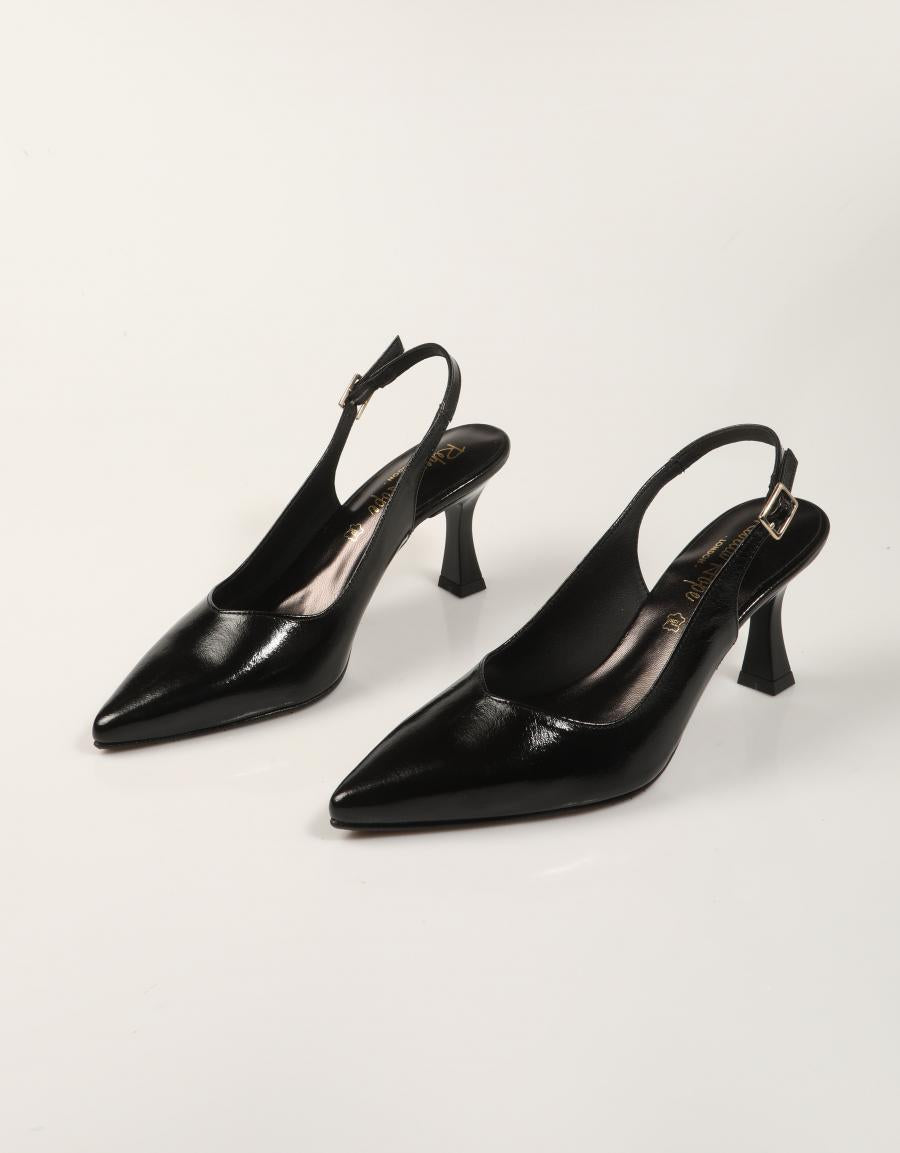ZAPATOS VESTIR REBECCA HOPE SLIM BACK KROKANTE NEGRO en color Negro