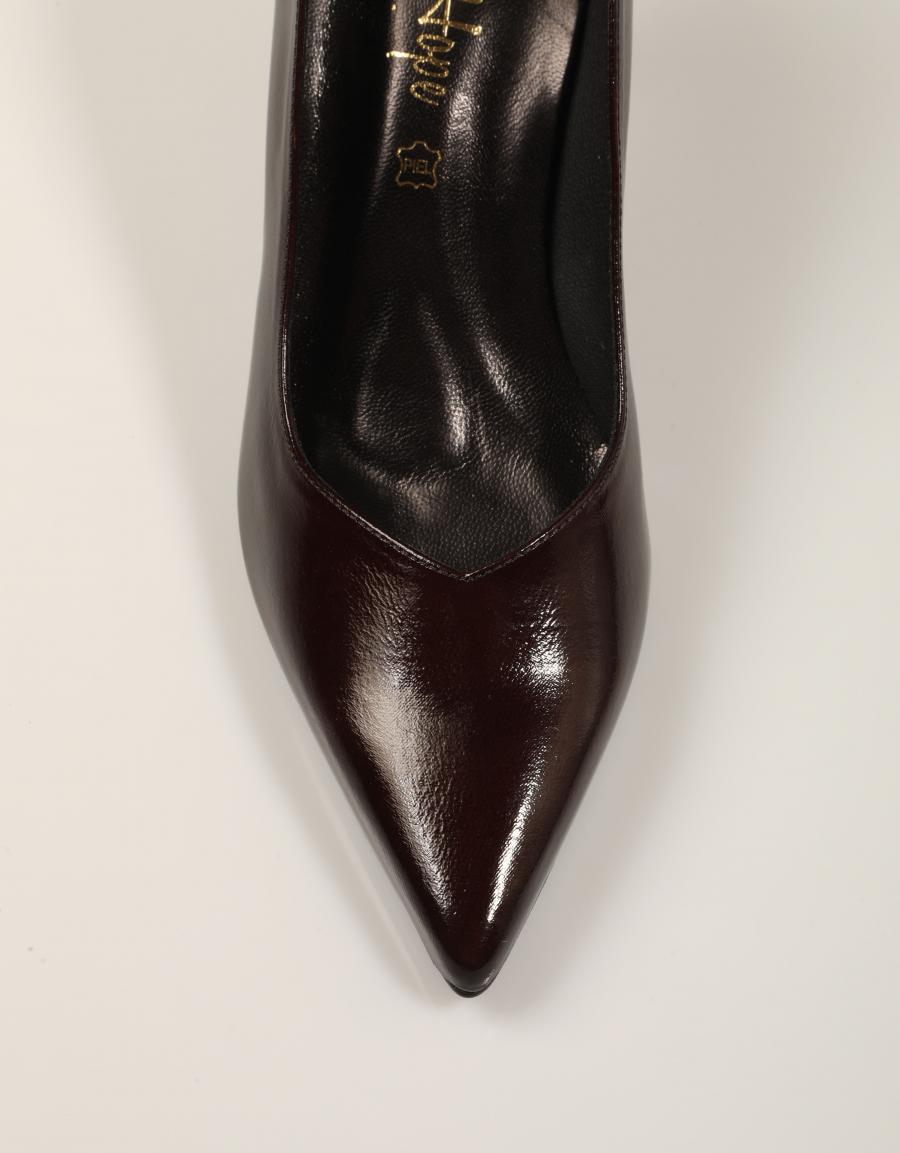 ZAPATOS VESTIR REBECCA HOPE SALON KROKANTE MORO en color Marron