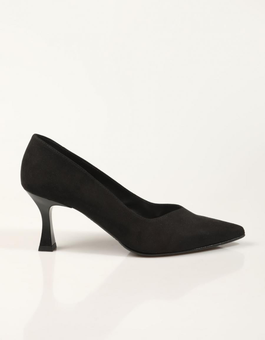 ZAPATOS VESTIR REBECCA HOPE SALON ANTE NEGRO en color Negro